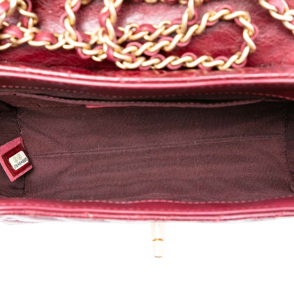 Chanel Small Chevron Aged Lambskin Hampton Flap - 4