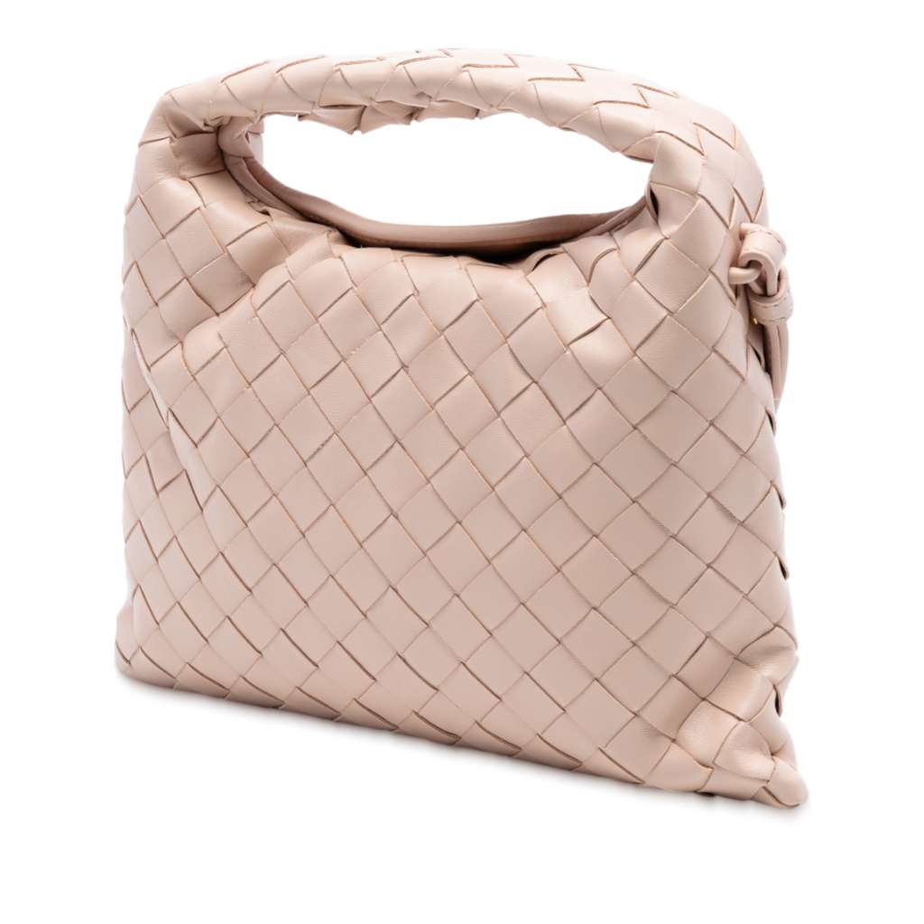 Bottega Veneta Mini Calfskin Intrecciato Hop Satchel - 2