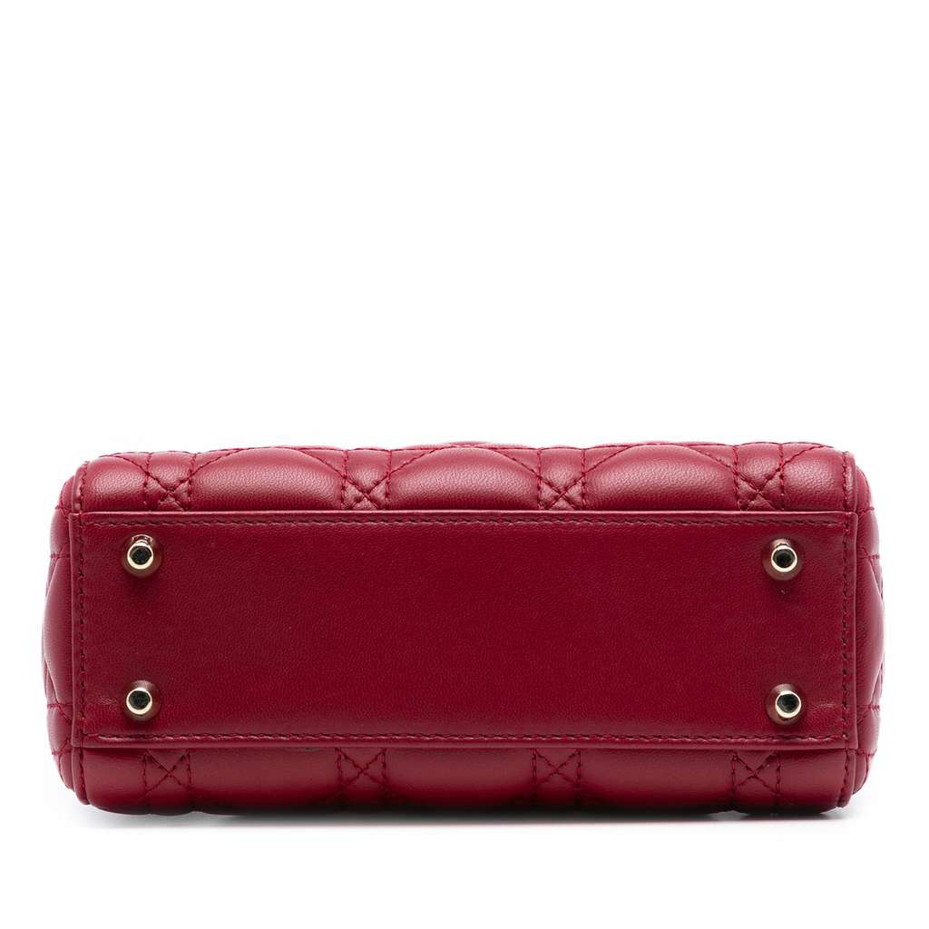 Dior Mini Lambskin Cannage Lady Dior - 3