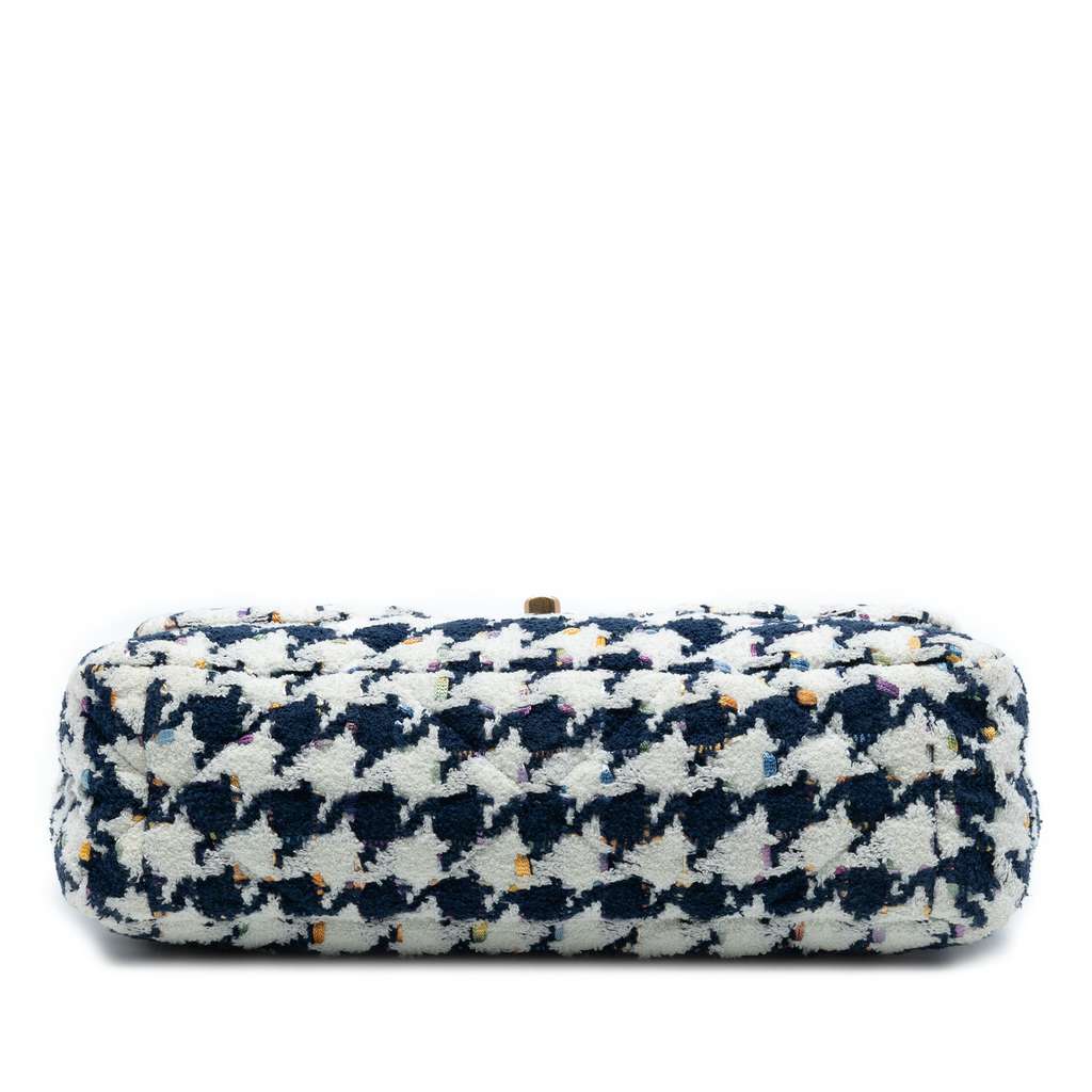 Chanel Large Houndstooth Tweed 19 Flap - 3
