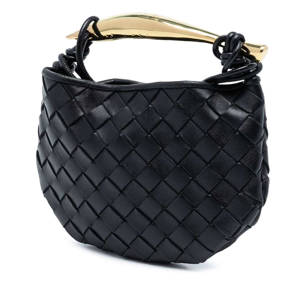 Bottega Veneta Baby Lambskin Intrecciato Sardine - 2