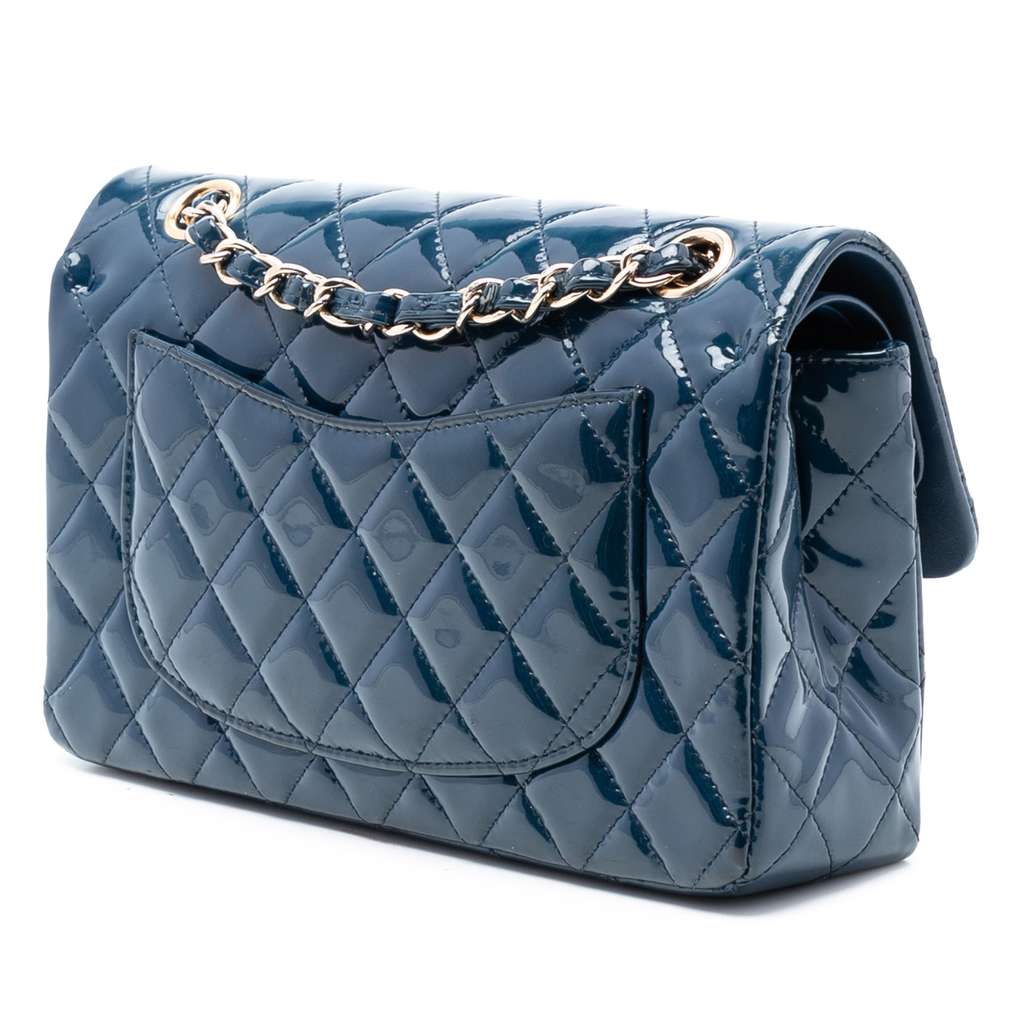 Chanel Small Classic Patent Double Flap - 2