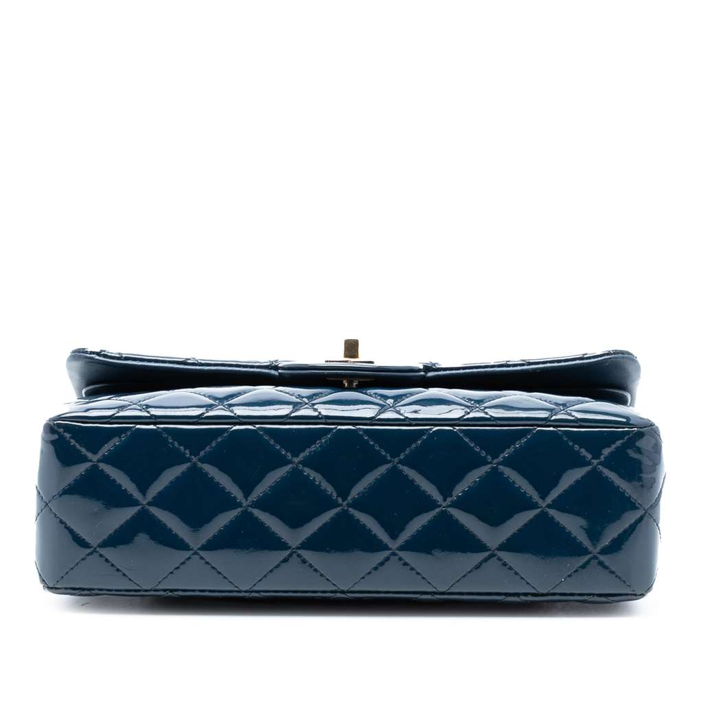 Chanel Small Classic Patent Double Flap - 3