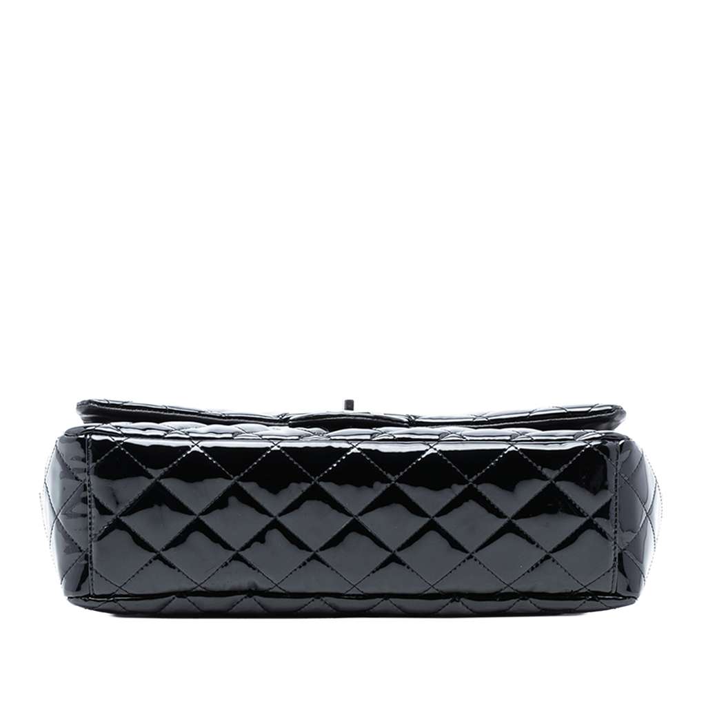 Chanel Maxi Classic Patent Double Flap - 3