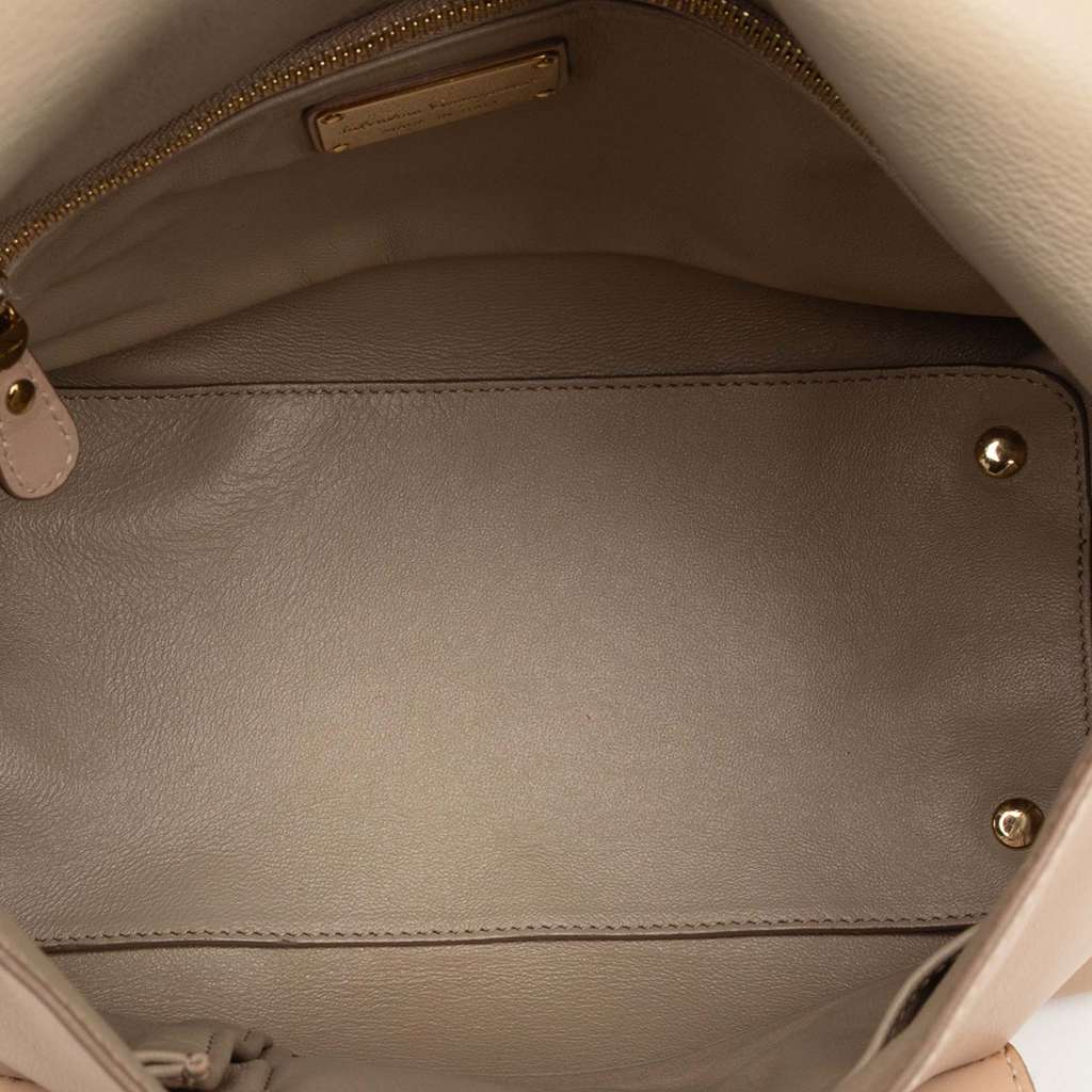 Salvatore Ferragamo Medium Leather Gancini Sookie Satchel - 4