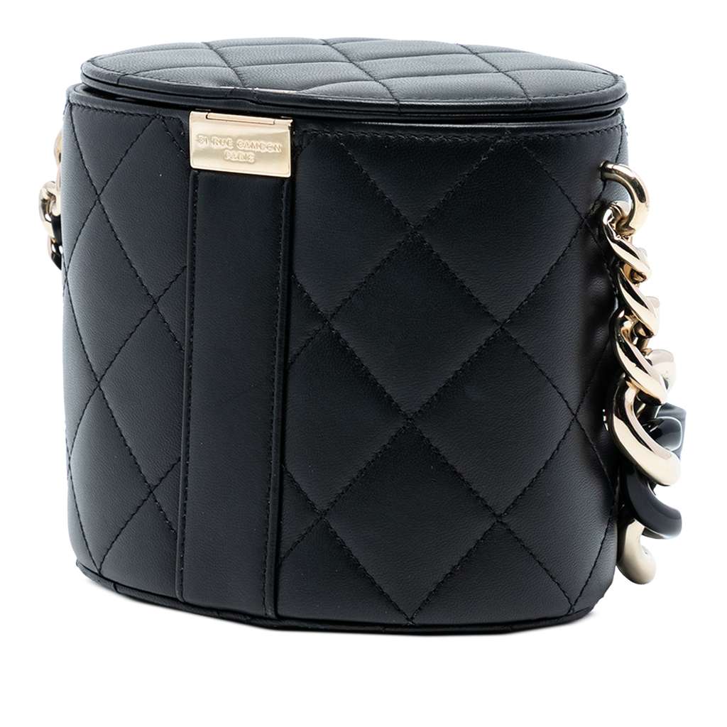 Chanel Mini Quilted Lambskin Elegant Chain Vanity Case - 2