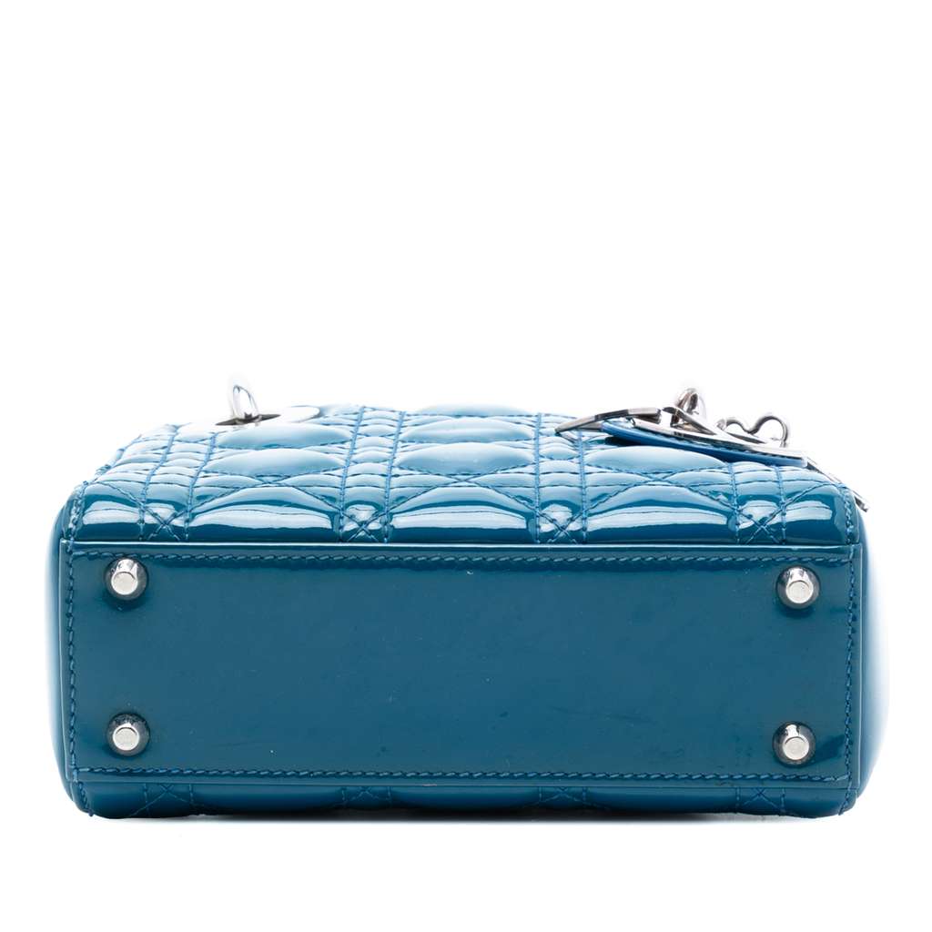 Dior Mini Patent Cannage Lady Dior - 3