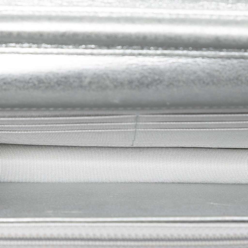 Chanel CC Chevron Metallic Lambskin Wallet On Chain - 4