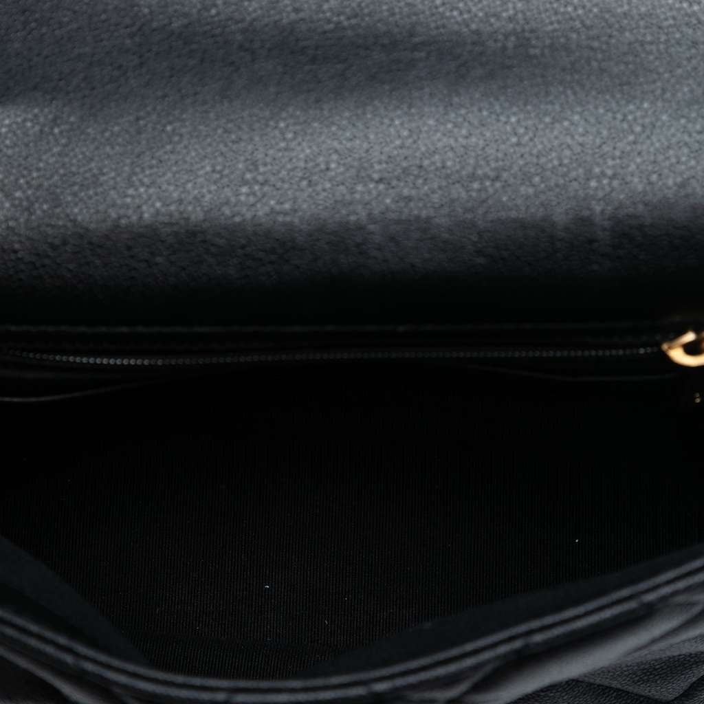 Chanel Mini Quilted Caviar Top Handle Flap - 4