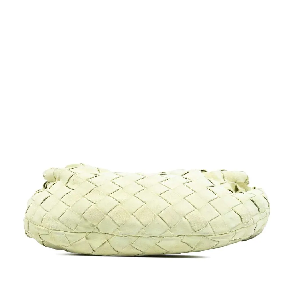 Bottega Veneta Mini Suede Intrecciato Jodie Yellow Leather Very good - Inside View