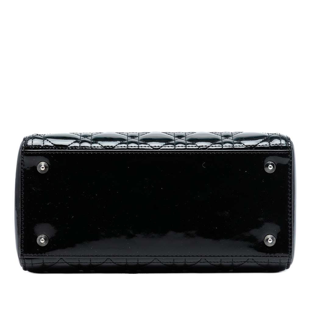 Dior Medium Patent Cannage Lady Dior - 3