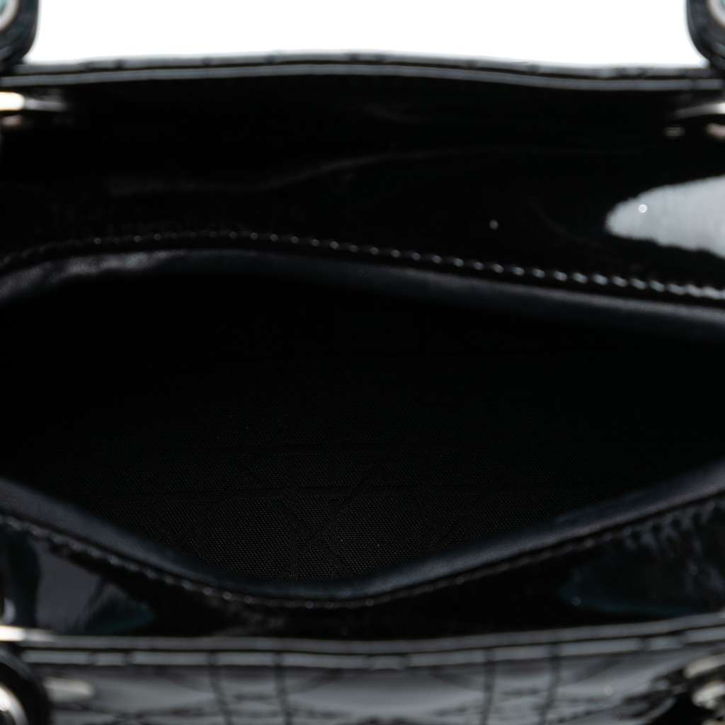 Dior Medium Patent Cannage Lady Dior - 4