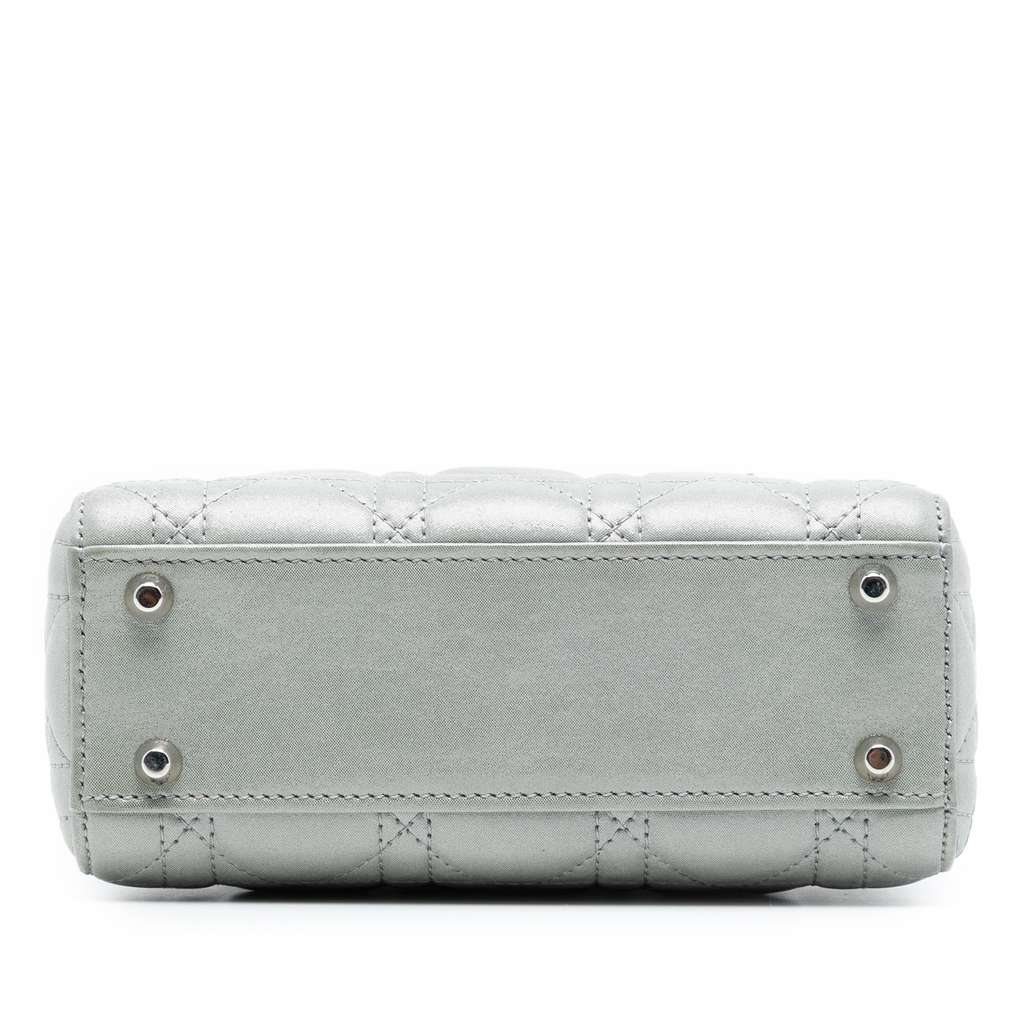 Dior Mini Iridescent Lambskin Cannage Lady Dior - 3