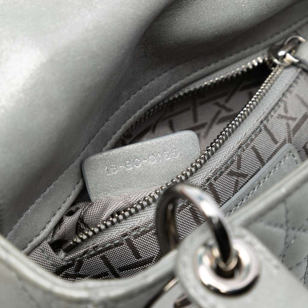 Dior Mini Iridescent Lambskin Cannage Lady Dior - 5