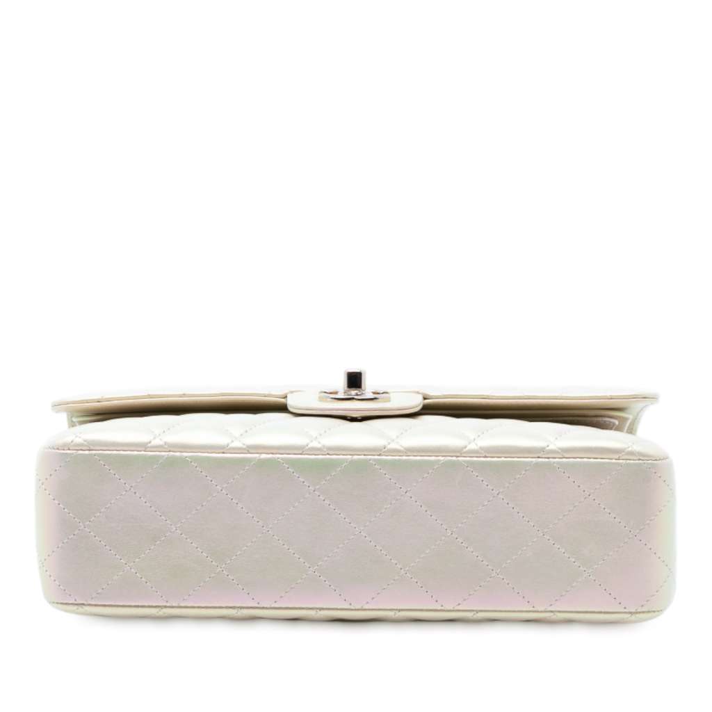 Chanel Medium Classic Iridescent Lambskin Double Flap - 3