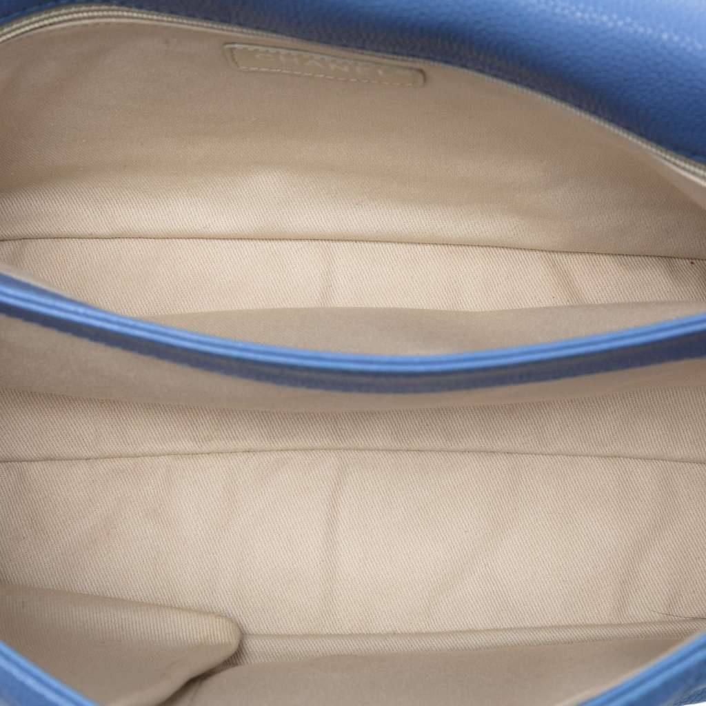 Chanel Jumbo Quilted Caviar Double Compartment Chain Flap - 4