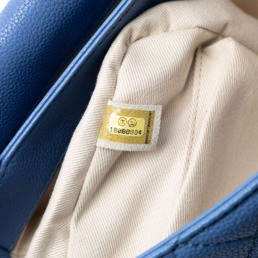 Chanel Jumbo Quilted Caviar Double Compartment Chain Flap - 5