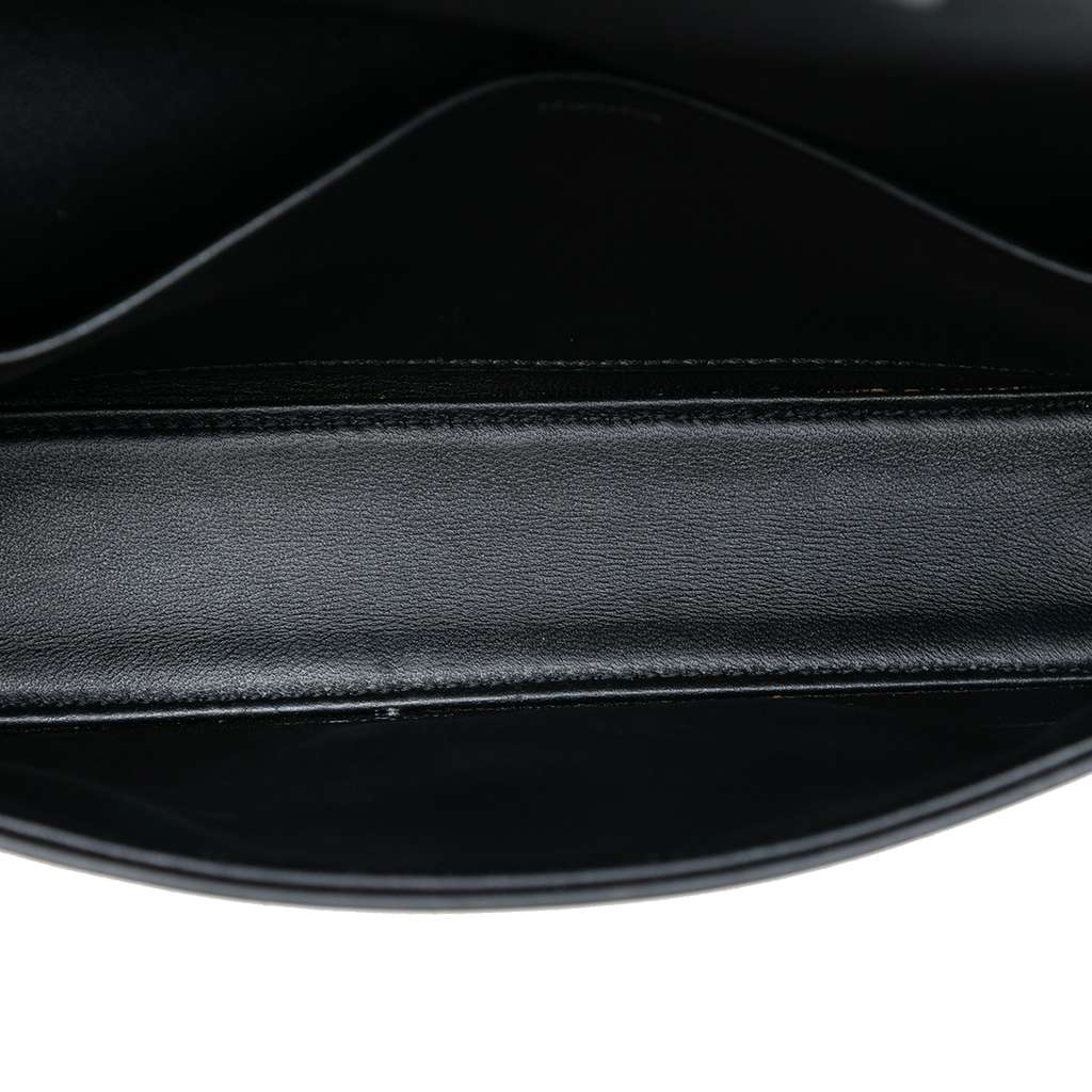 Celine Shiny Calfskin Triomphe Chain Box Shoulder Bag - 4