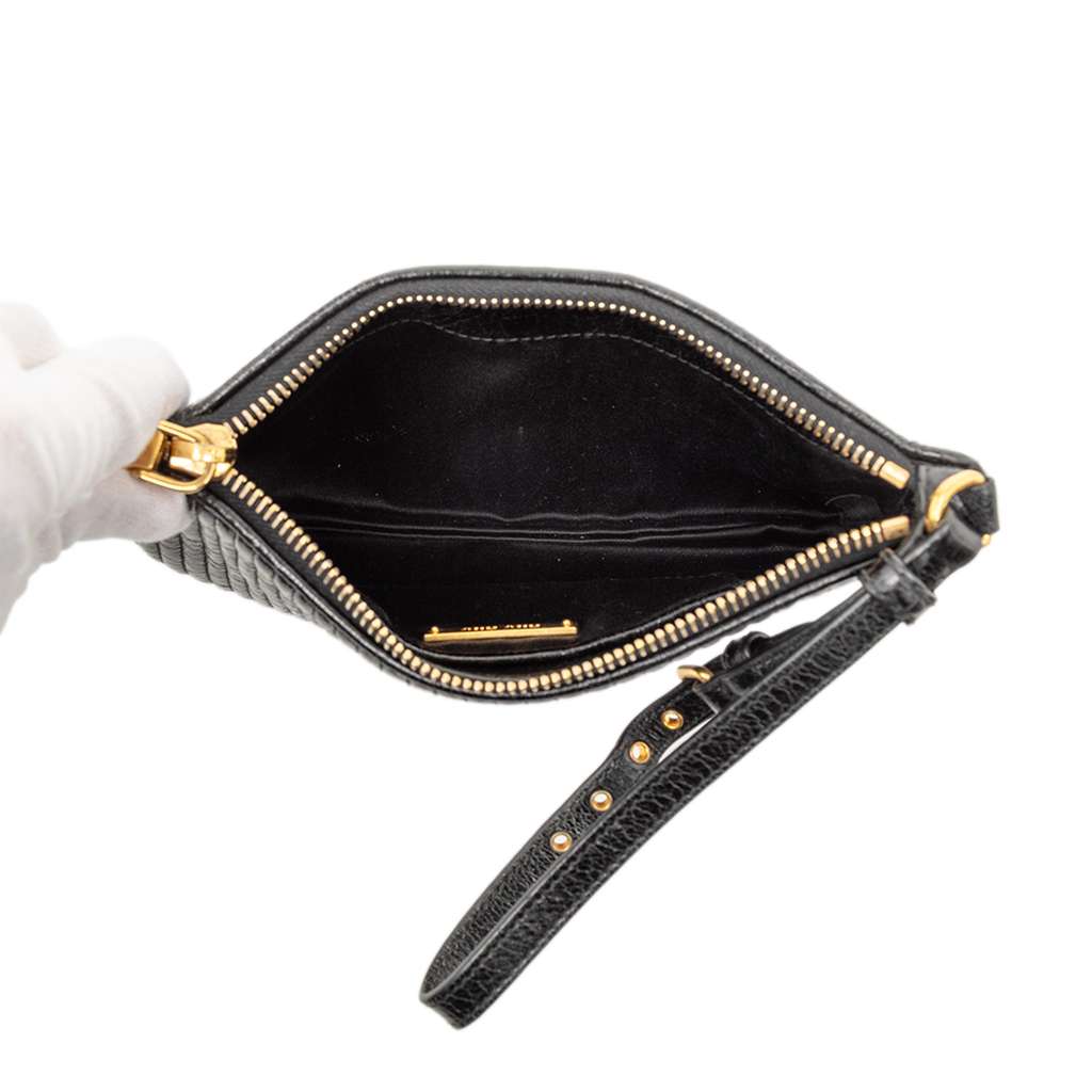 Miu Miu Matelasse Lambskin Clutch - 4
