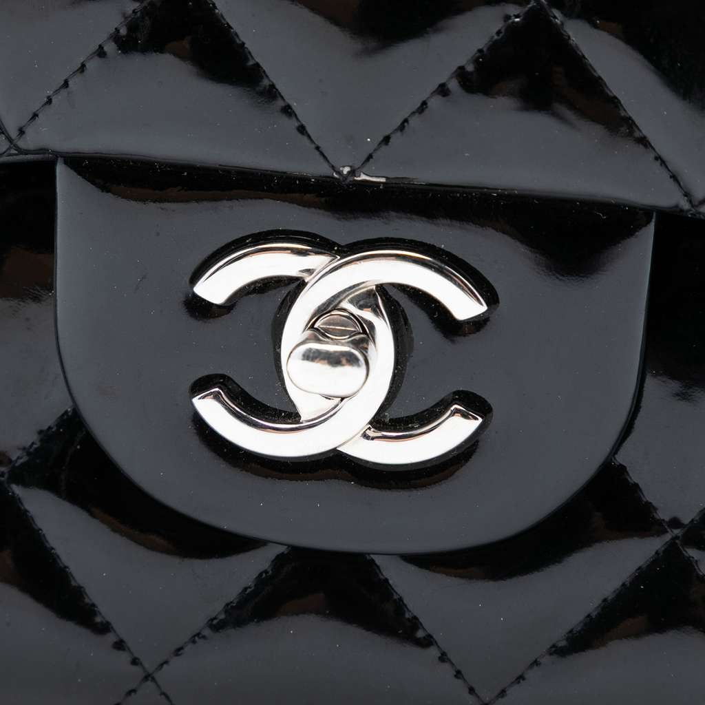 Chanel Jumbo Classic Patent Double Flap - 5