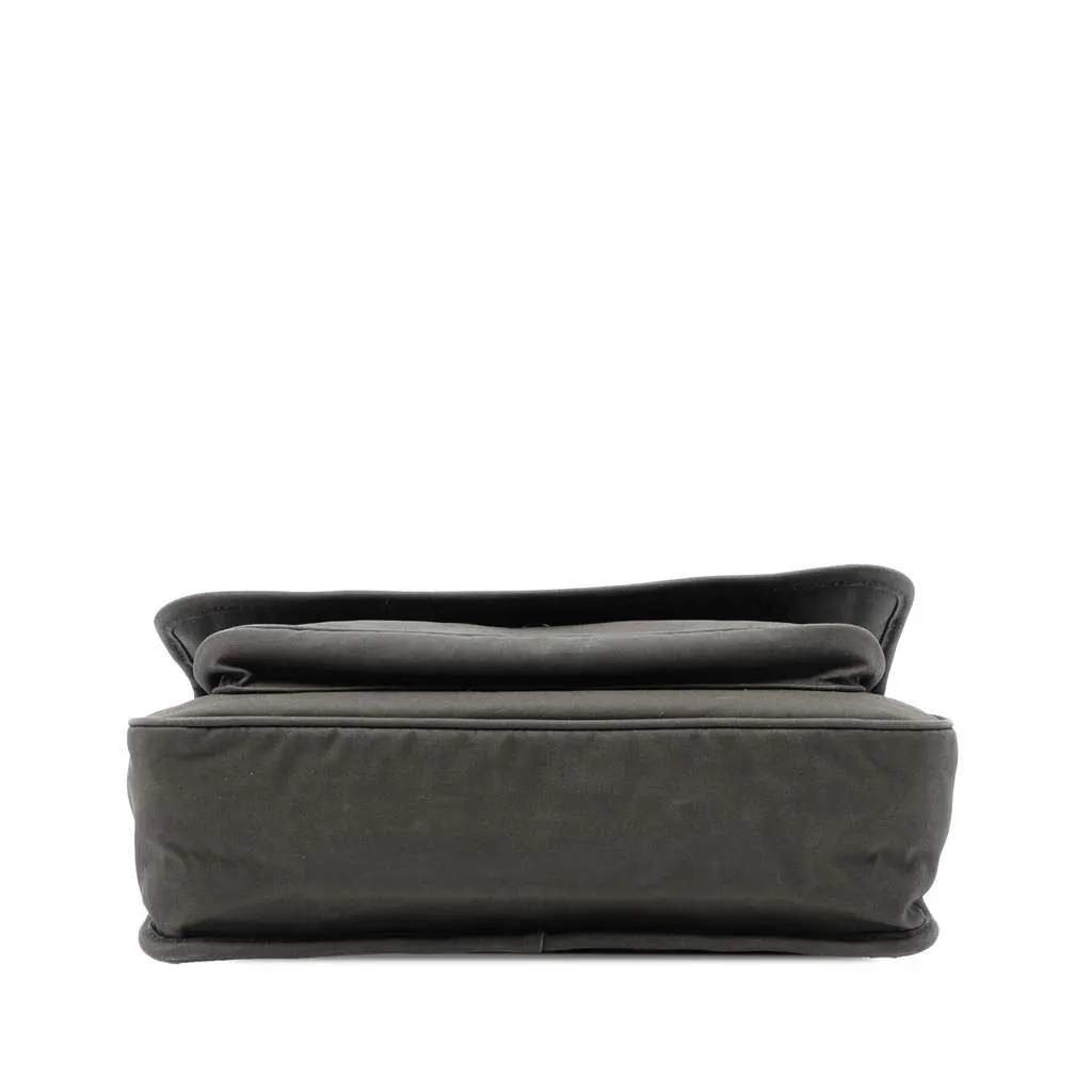 Saint Laurent Canvas Niki Messenger Bag Grey Canvas Good - Inside View