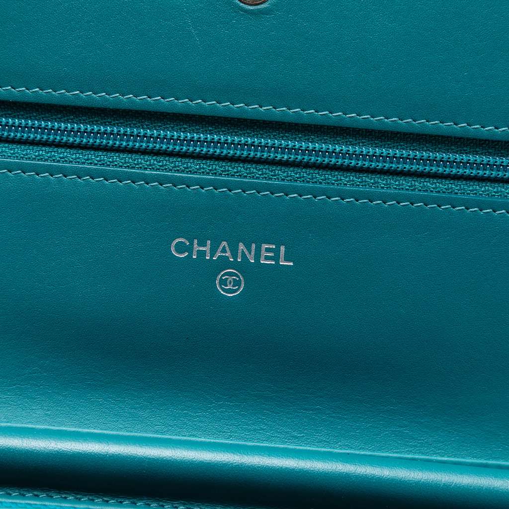 Chanel CC Caviar Wallet On Chain - 5