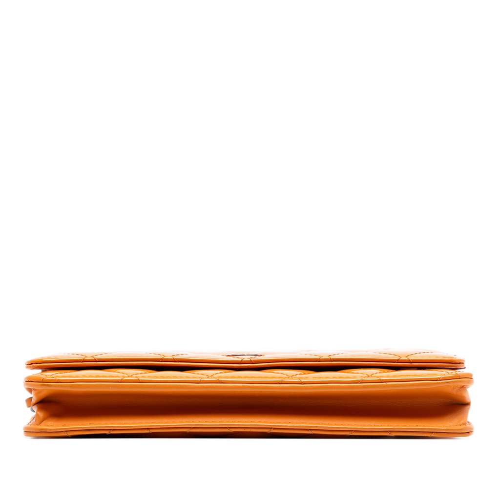 Chanel CC Quilted Patent Wallet on Chain - 3