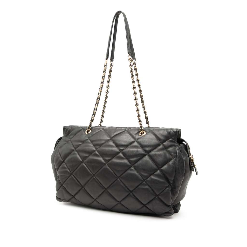 Salvatore Ferragamo Large Quilted Nappa Vara Tote - 2