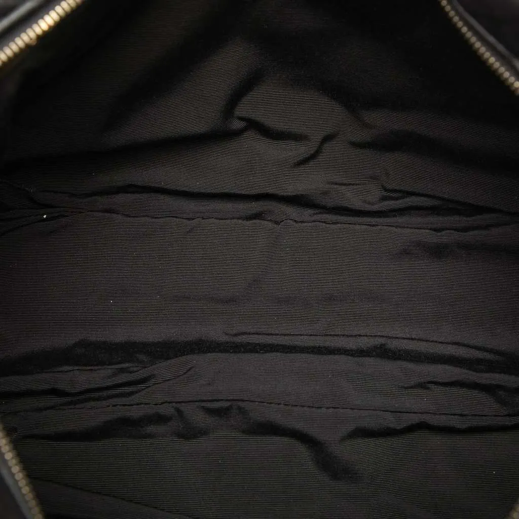 Salvatore Ferragamo Large Quilted Nappa Vara Tote Black Leather Very good - Model View