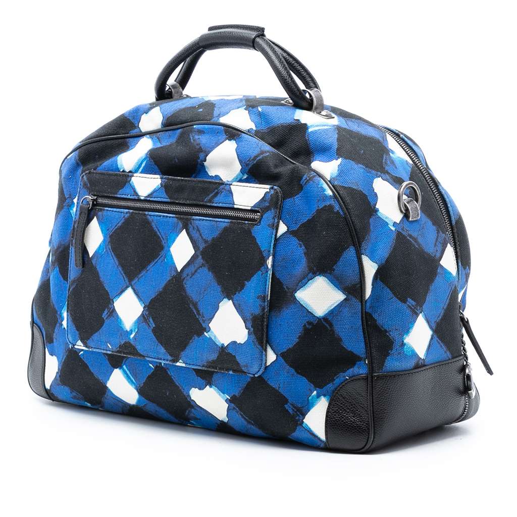 Chanel Printed Canvas and Caviar Airlines Round Trip Travel Bag - 2