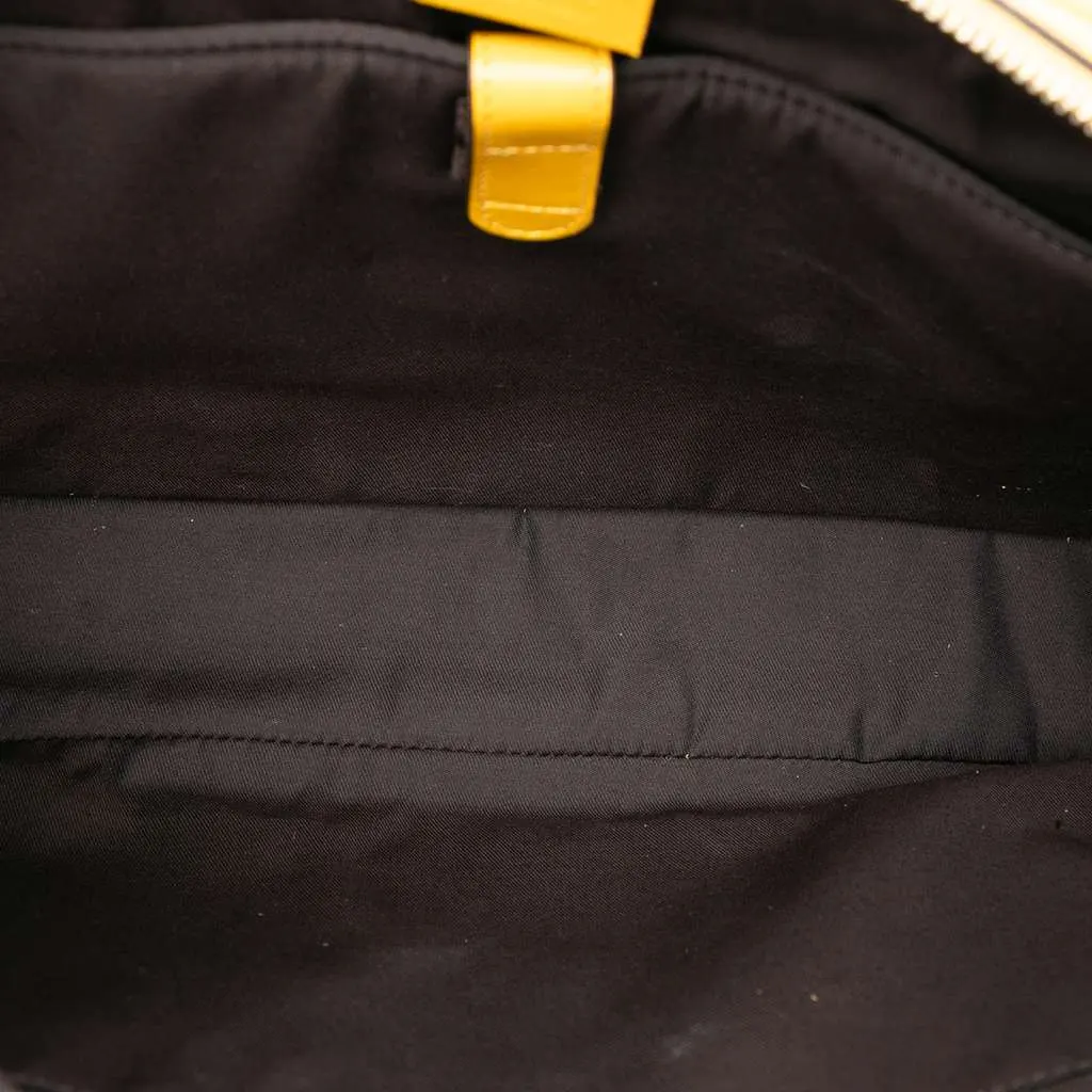 Gucci Medium Leather Diamante Bright Business Bag Yellow Leather Very good - Model View