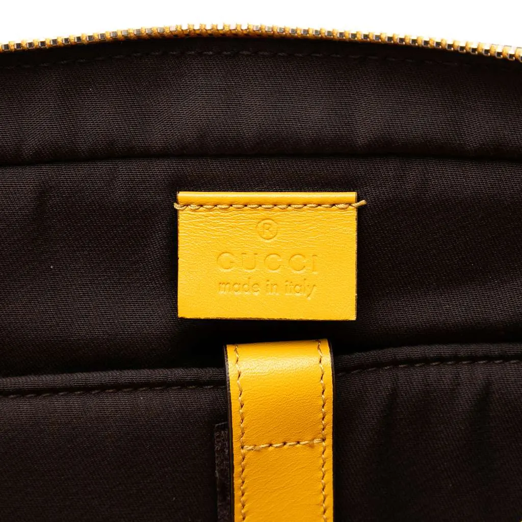 Gucci Medium Leather Diamante Bright Business Bag Yellow Leather Very good - Box View