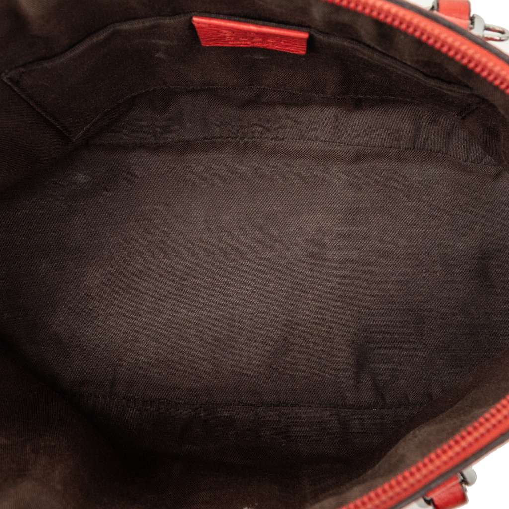 Gucci Mini Calfskin Web Dome Satchel - 4