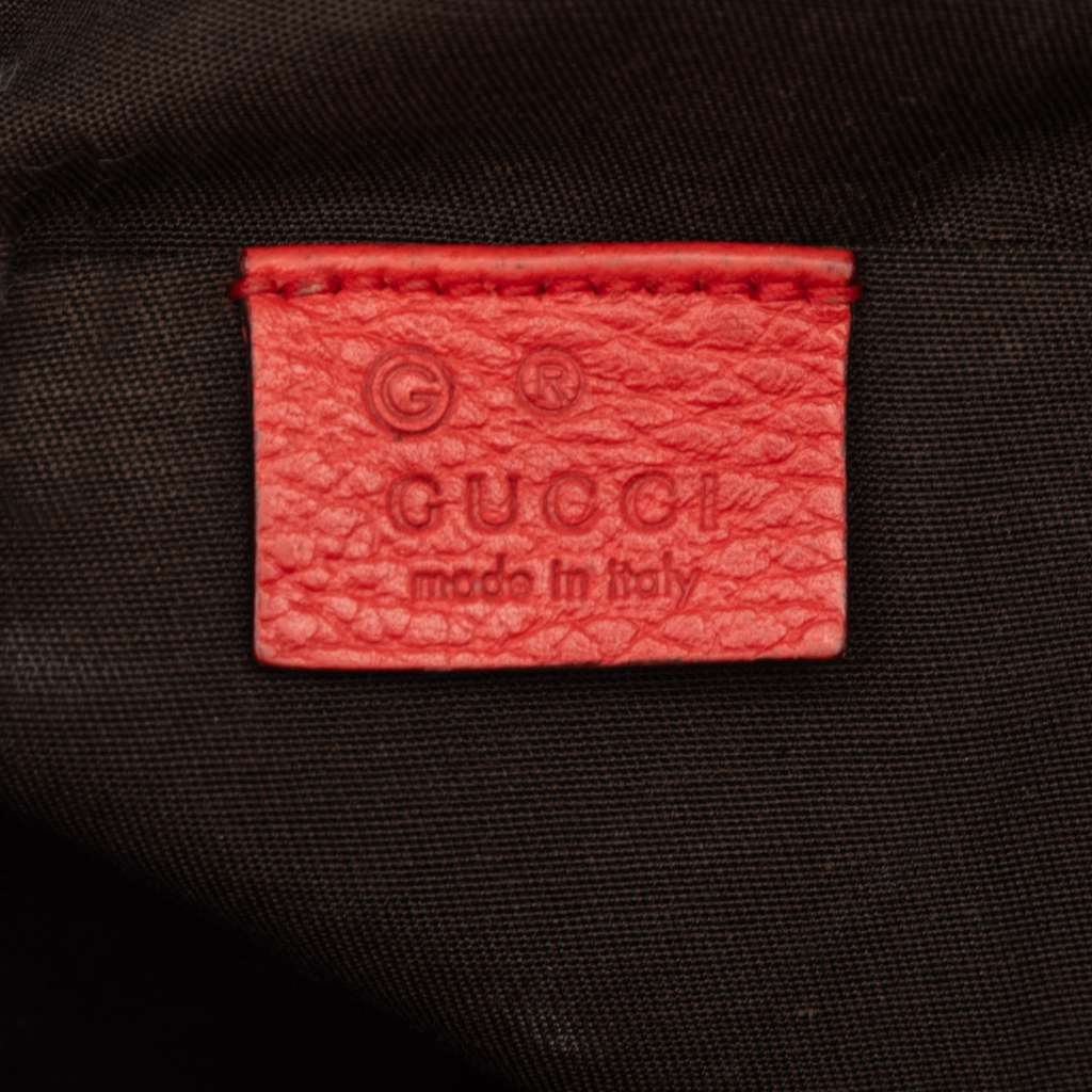 Gucci Mini Calfskin Web Dome Satchel - 5