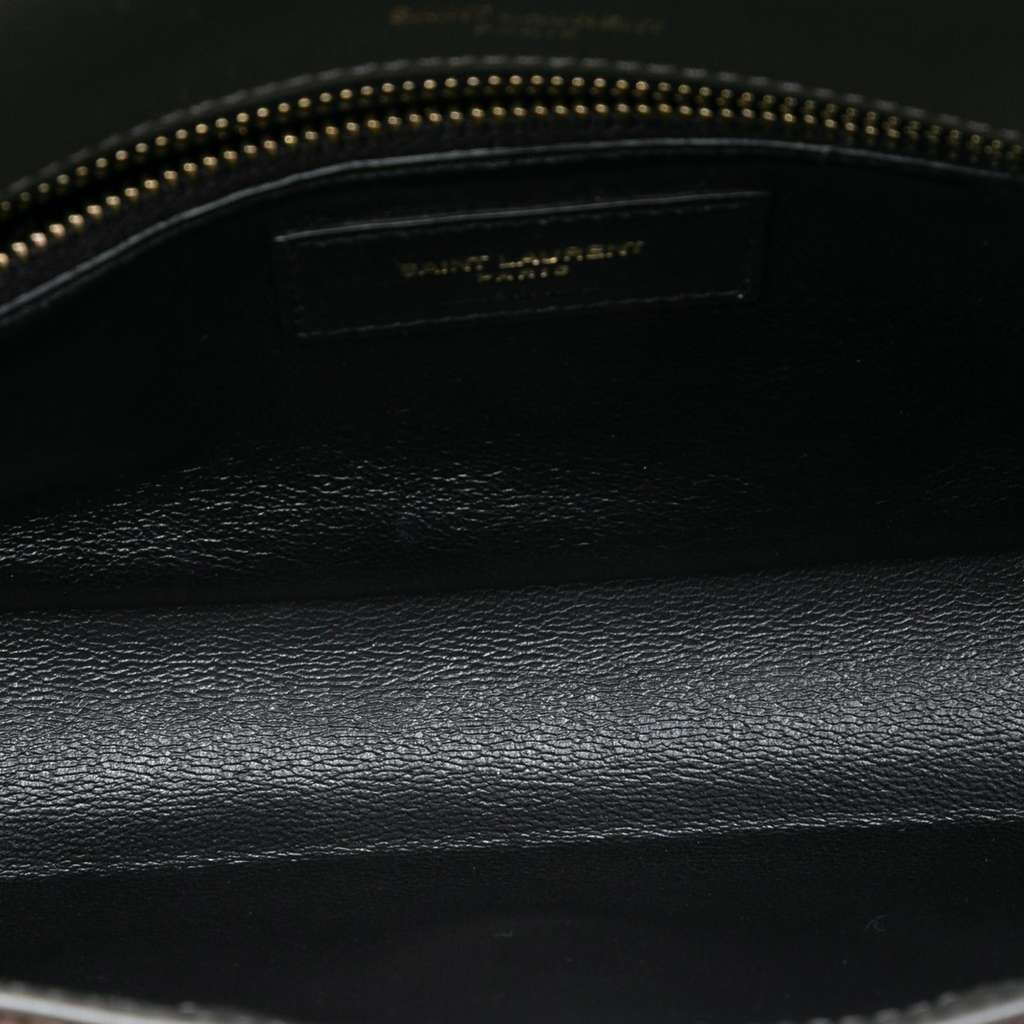 Saint Laurent Crushed Velvet Monogram Kate 99 Tassel Bag - 4