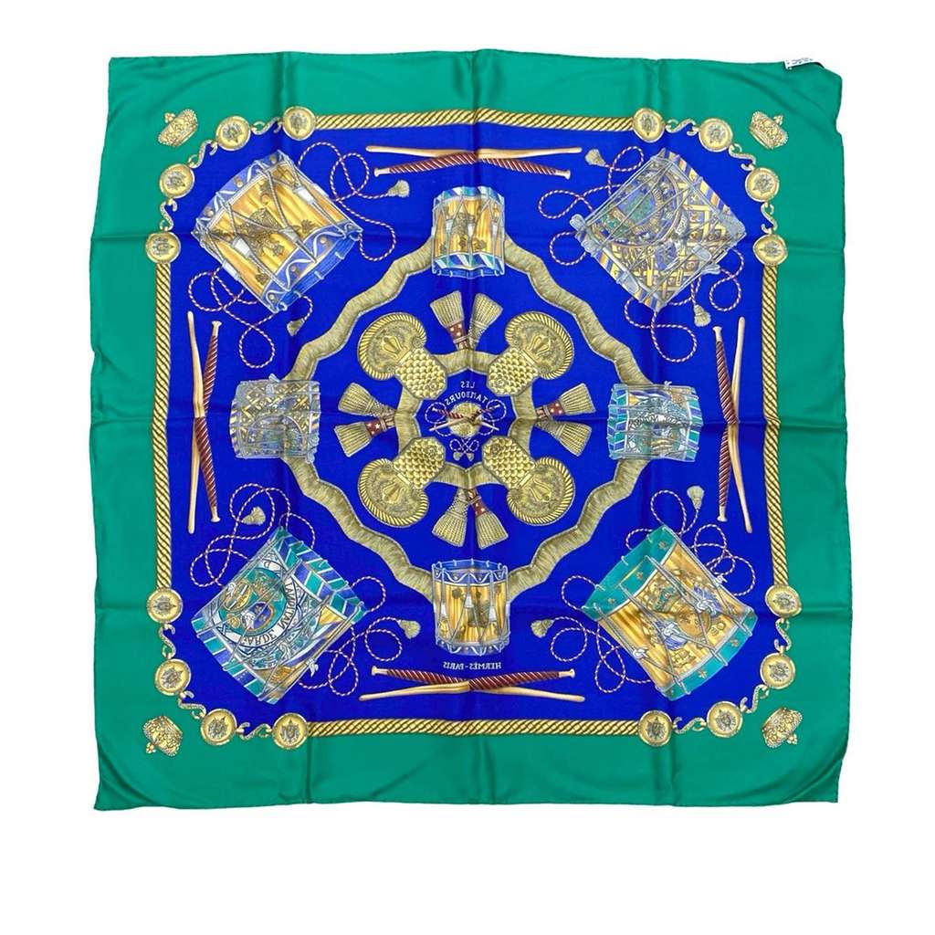 Hermès Les Tambours Silk Scarf - 2
