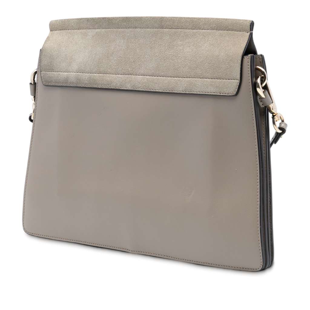 Chloé Medium Calfskin and Suede Faye Crossbody - 2