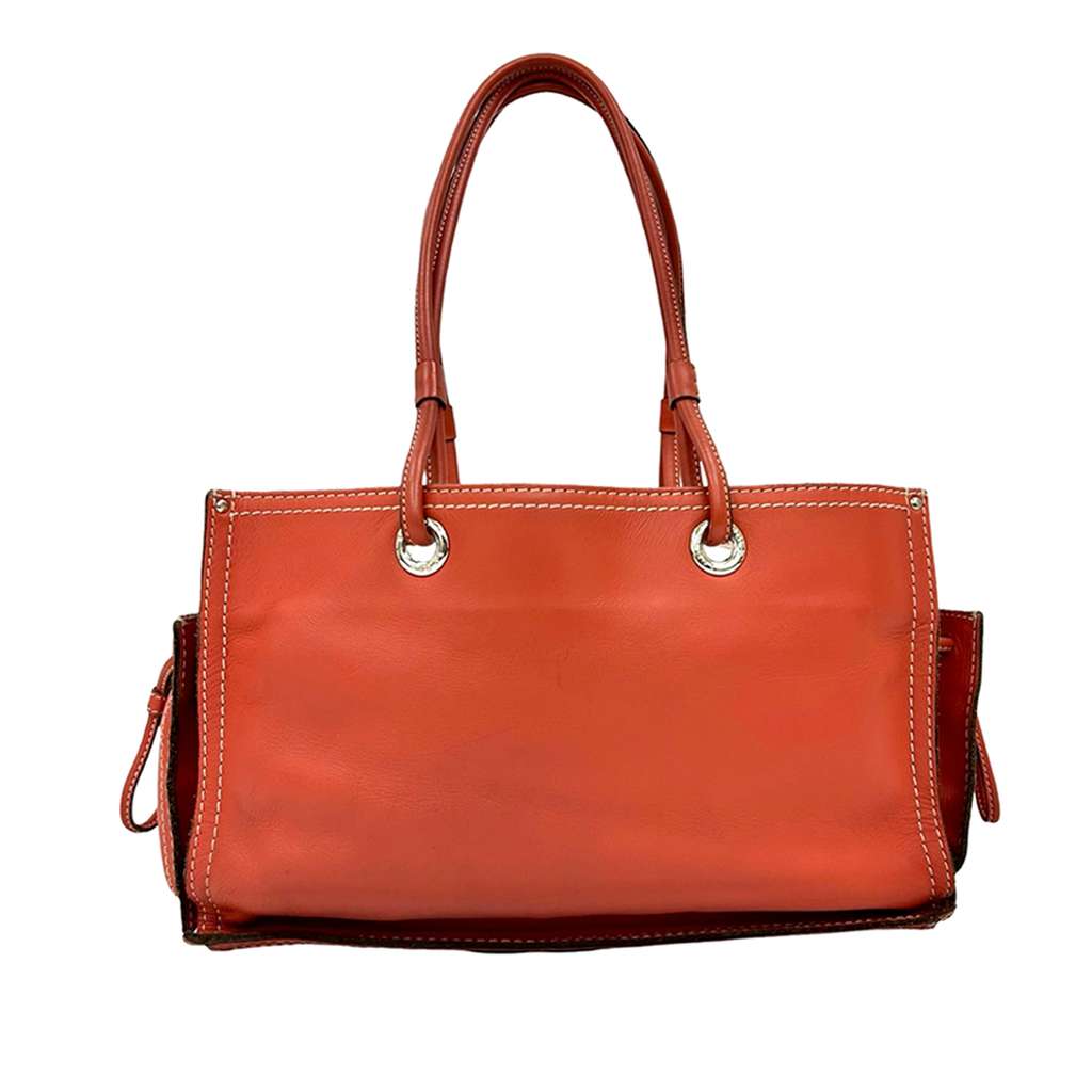 Loewe Leather Perforated Anagram Tote - 4