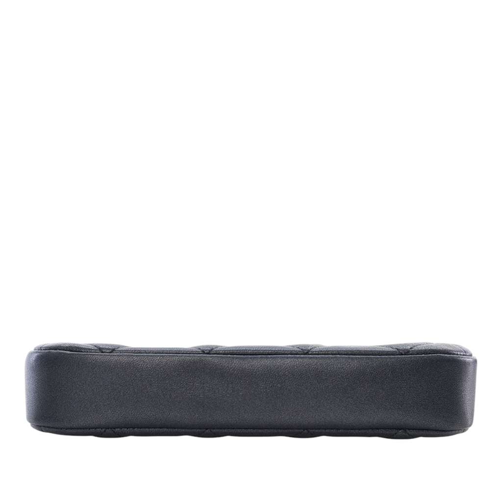 Chanel Small Quilted Lambskin Logo Chain Crossbody - 5