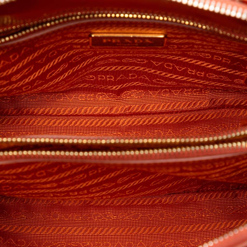 Prada Small Saffiano Vernice Promenade Satchel - 4