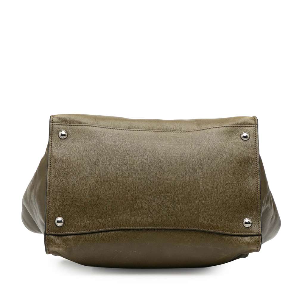 Prada Glace Calf Twin Pocket Double Handle Satchel - 3