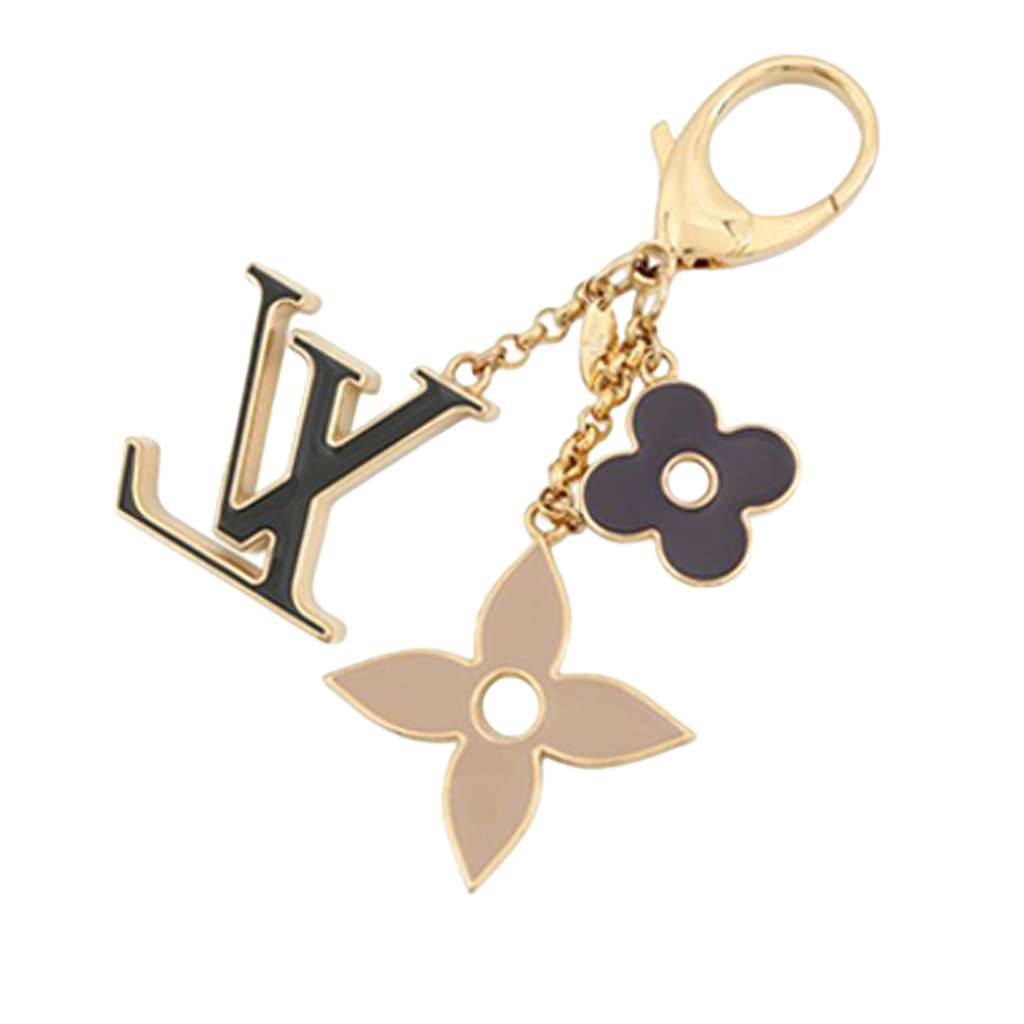 Louis Vuitton Gold Plated Fleur de Monogram Bag Charm - 3