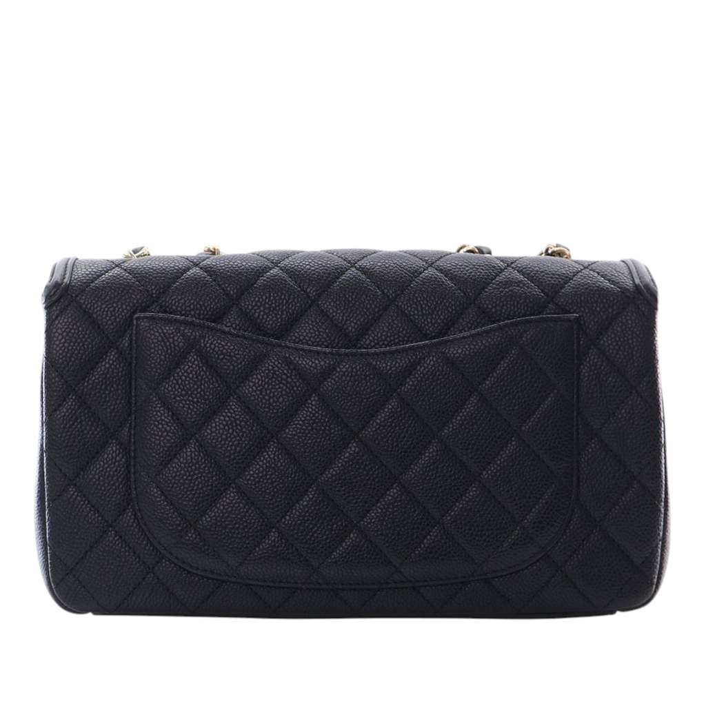 Chanel Medium Caviar CC Filigree Flap - 4