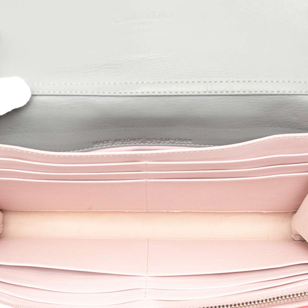 Dior Lambskin Cannage Lady Dior Wallet On Chain - 4