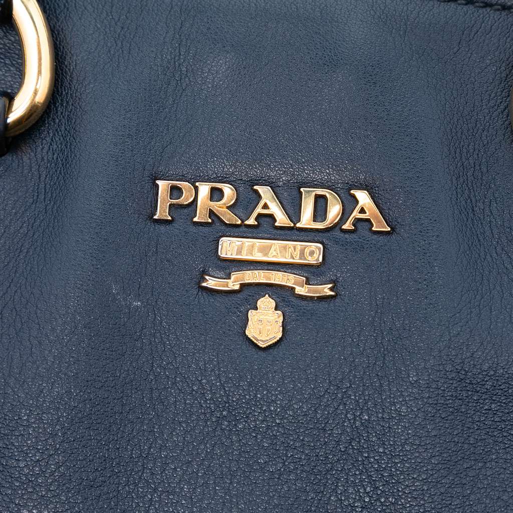 Prada Soft Calf Open Convertible Tote - 5