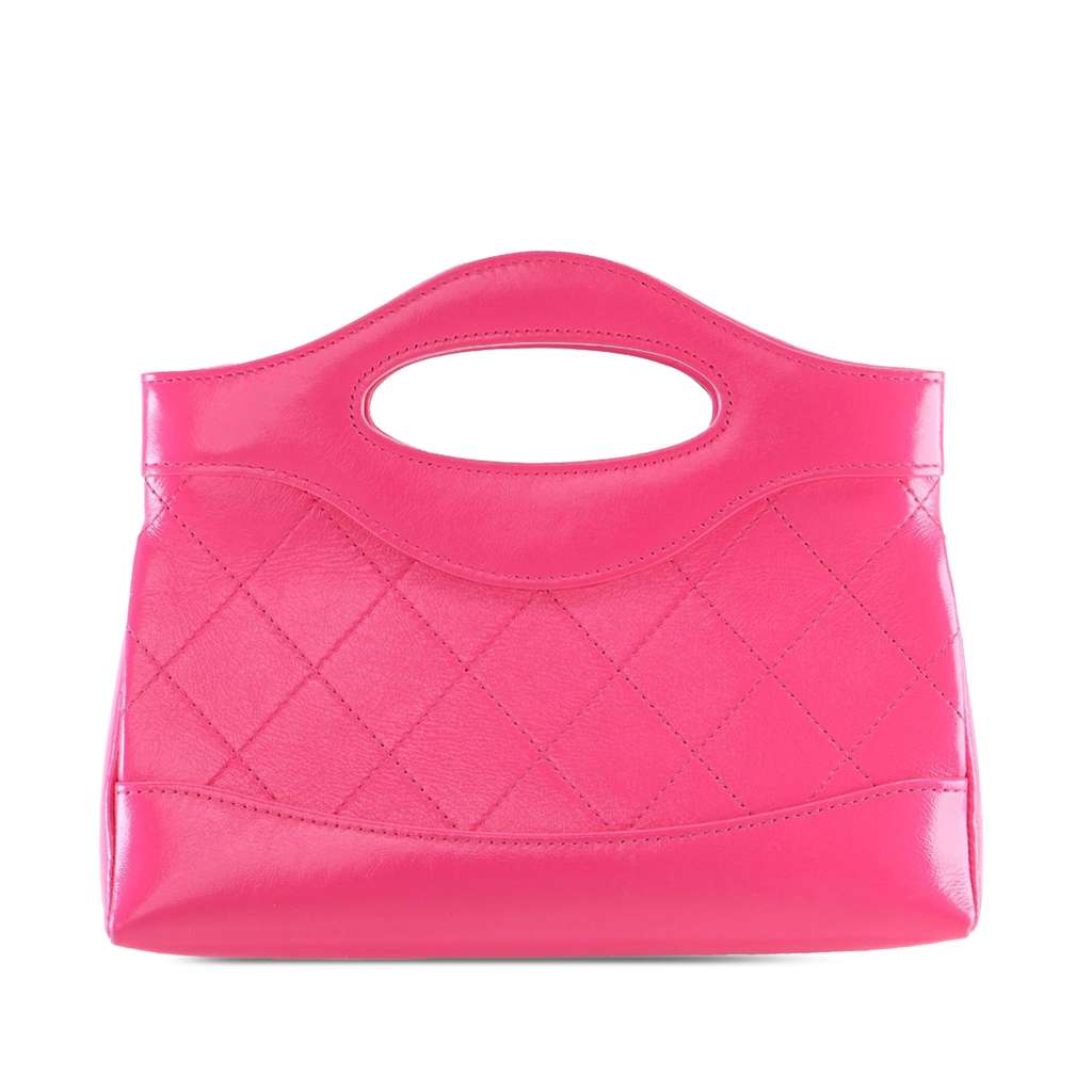 Chanel Nano Shiny Aged Calfskin 31 Shopping Bag - 3