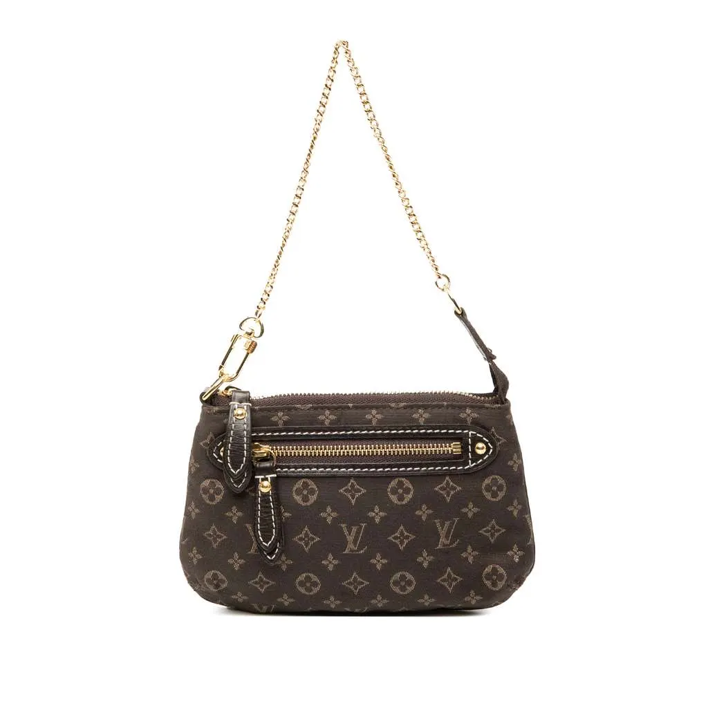 Louis Vuitton Monogram Idylle Mini Pochette Accessoires Brown Canvas Very good - Front View