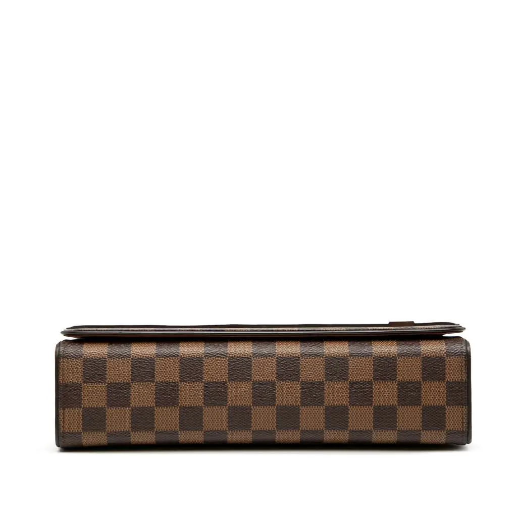 Louis Vuitton Damier Ebene Tribeca Long Brown Very good - Inside View