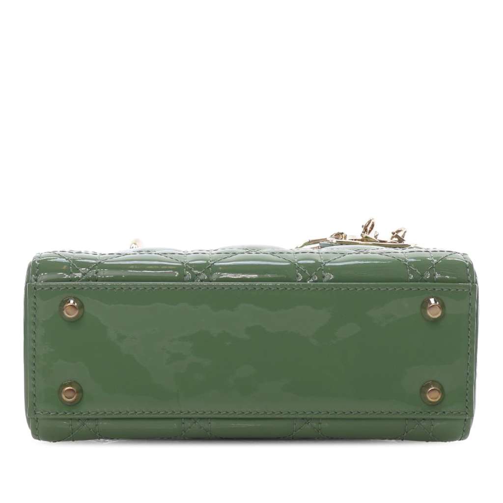 Dior Mini Patent Cannage Lady Dior - 3