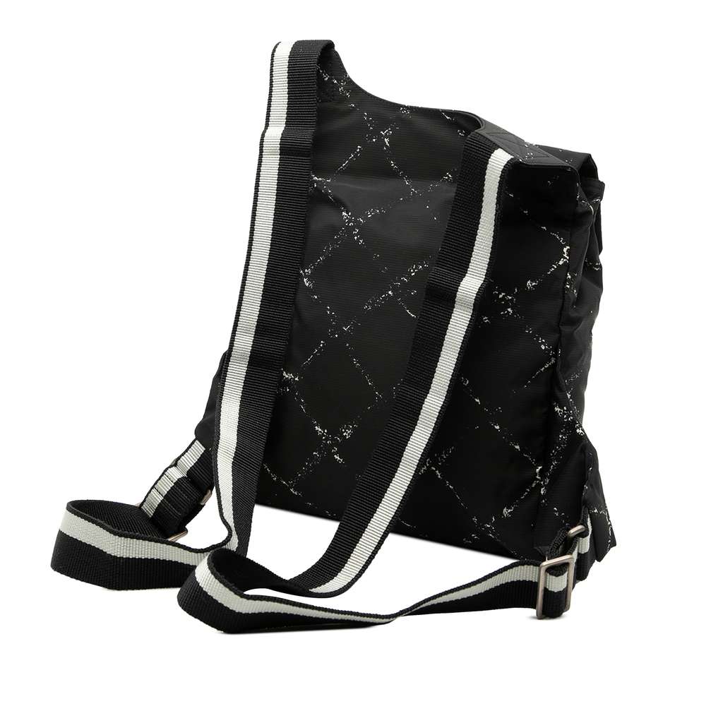 Chanel Old Travel Line Nylon Backpack - 2